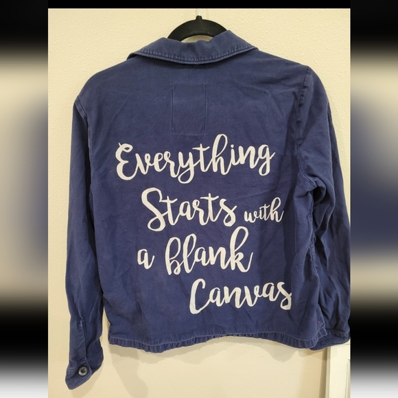 Zara Jackets & Blazers - ZARA Find Your Way distressed button up shirt/jacket, overshirt‎ Womens Med.